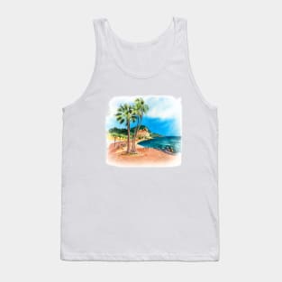 Promenade des Anglais in Nice, France Tank Top